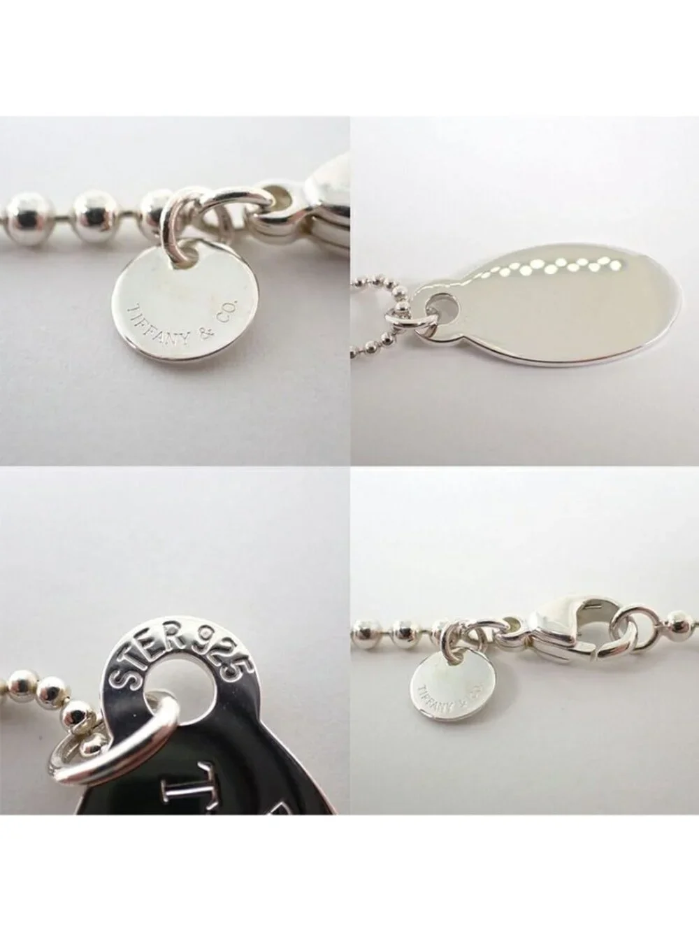 Tiffany & Co 925 Return to Oval Tag Pendant